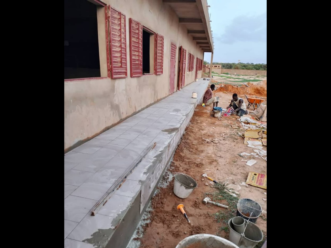 Phase de carrelage